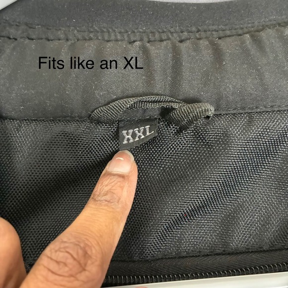 HWK Adventure Touring Motorcycle Jacket Men's Size XL Cream Black - Picture 11 of 12